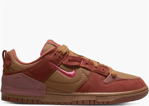 Women's Dunk Low SB Brown/Red Shoes 130